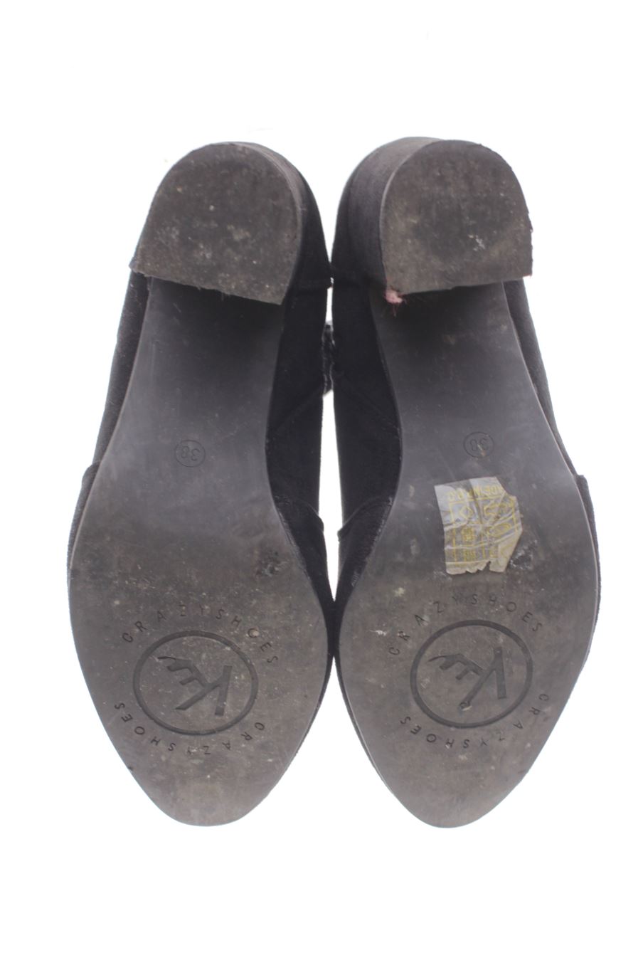 Botines de kylie de la talla 38, de color negro de