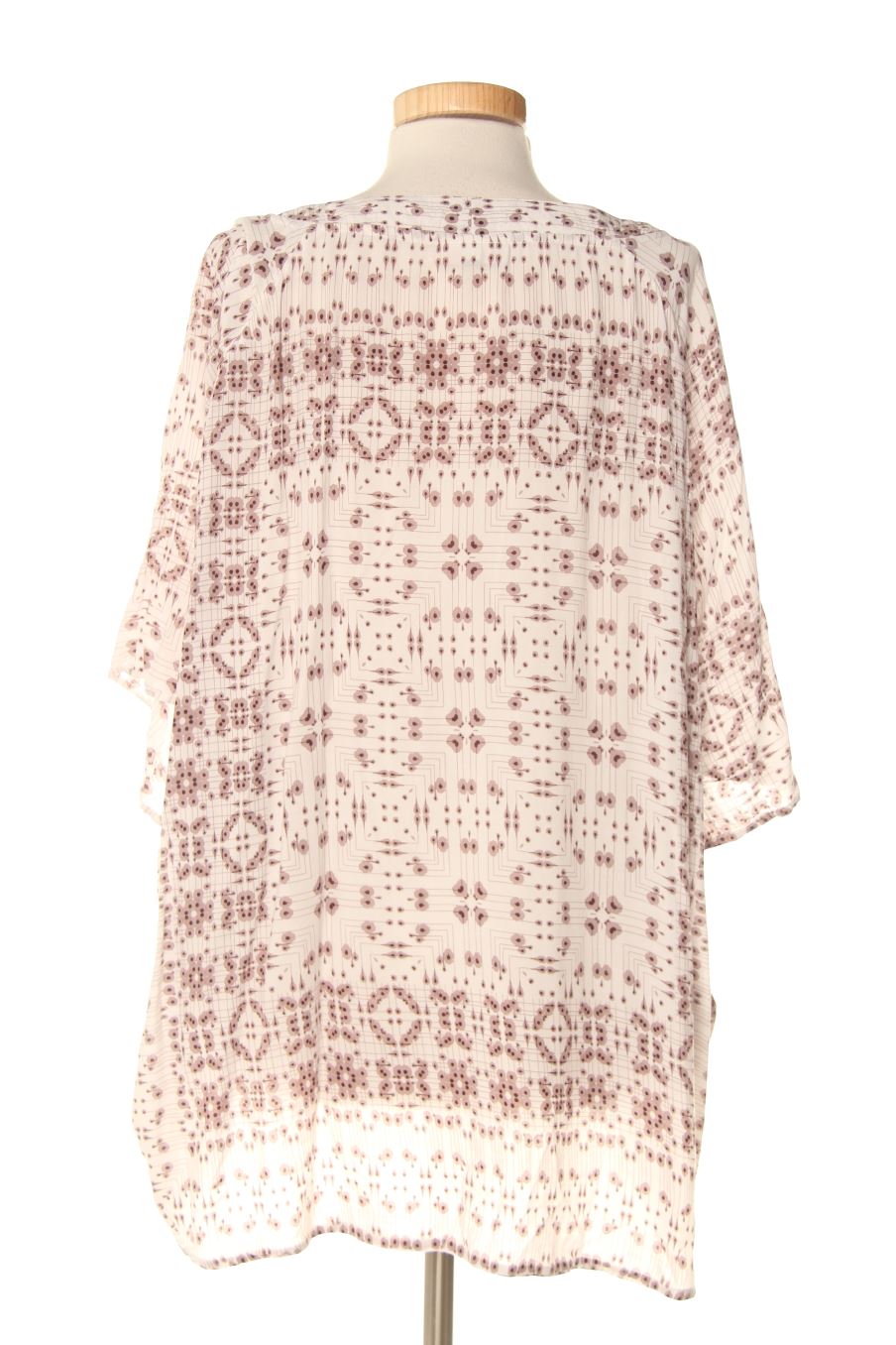 Blouse à manches courtes Street one de la taille 42, de couleur pourpre