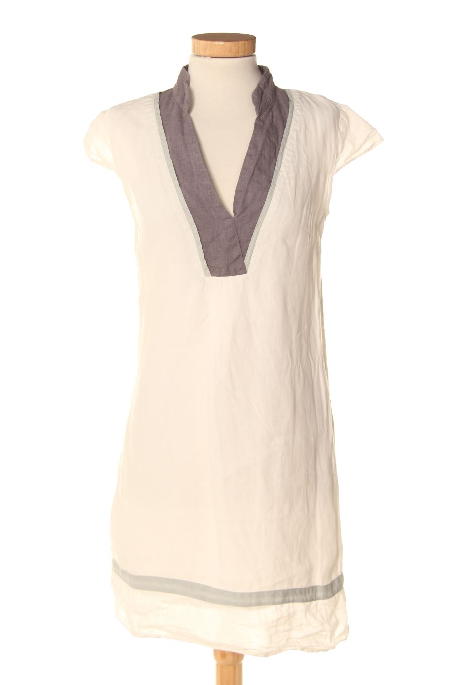 Robe casual Promod de la taille 38, de couleur blanc