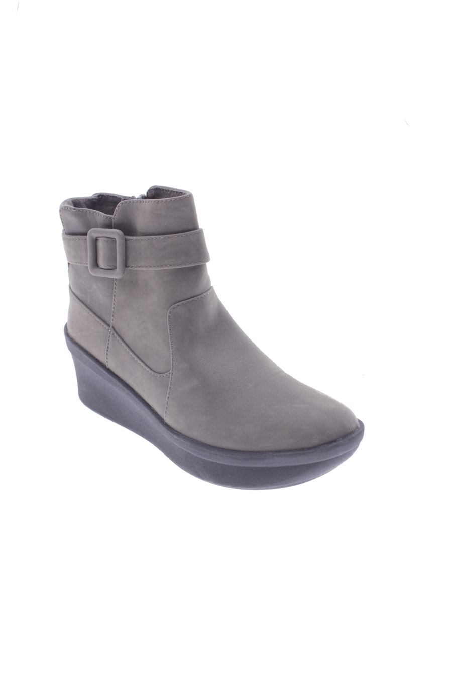 Botines de clarks de la talla 35, de color gris de