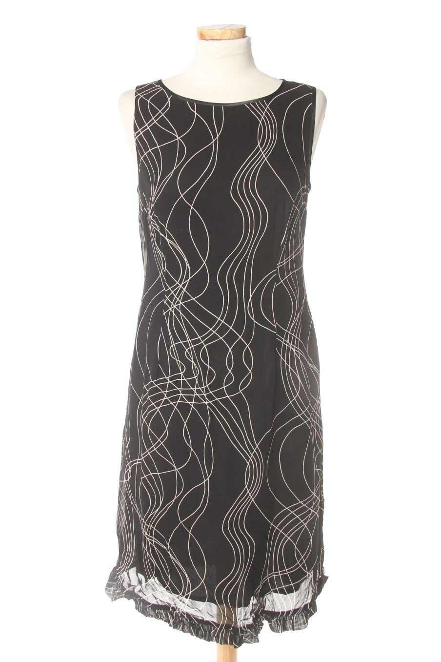 Robe casual Caroll de la taille M, de couleur noir