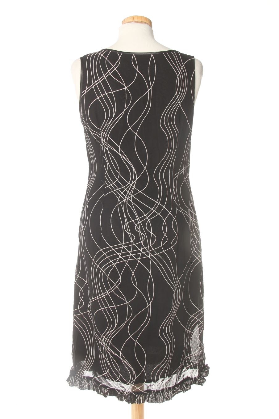 Robe casual Caroll de la taille M, de couleur noir
