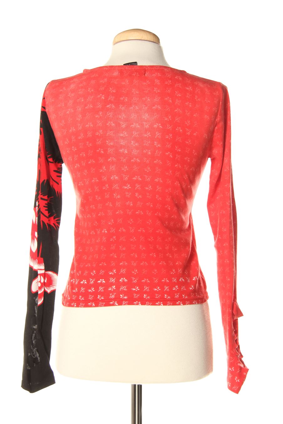 Camiseta manga larga de Custo Barcelona de la talla XS, de color rojo