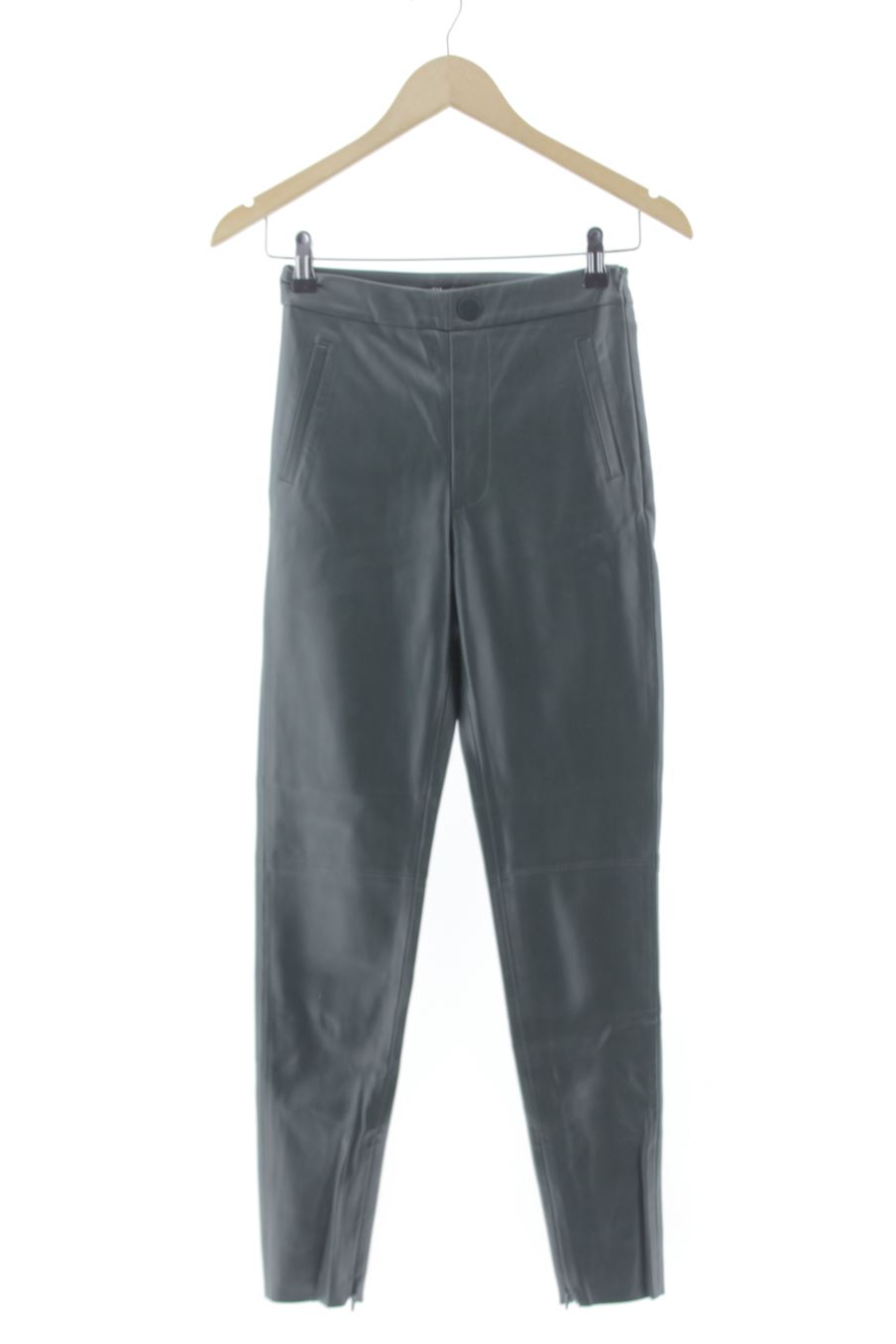Hose von Zara Größe XS, Farbe Grün, aus Synthetisch für