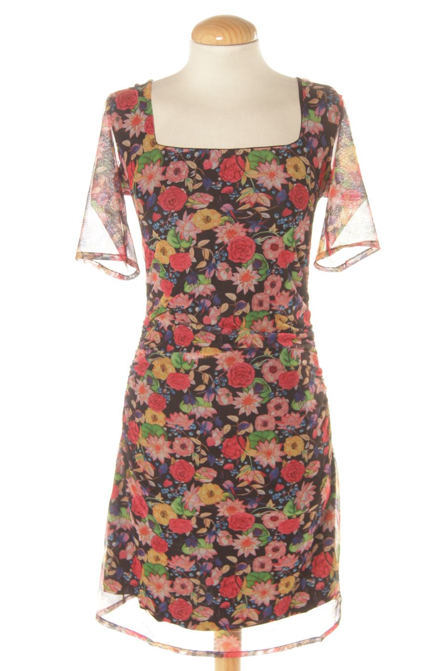 Robe casual Desigual de la taille M, de couleur fleurs