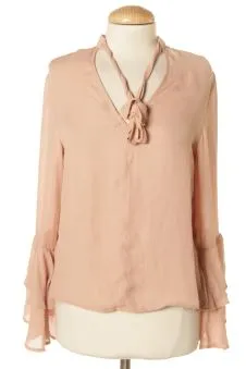 Blusa de manga larga S Bershka, foto 1 de 2