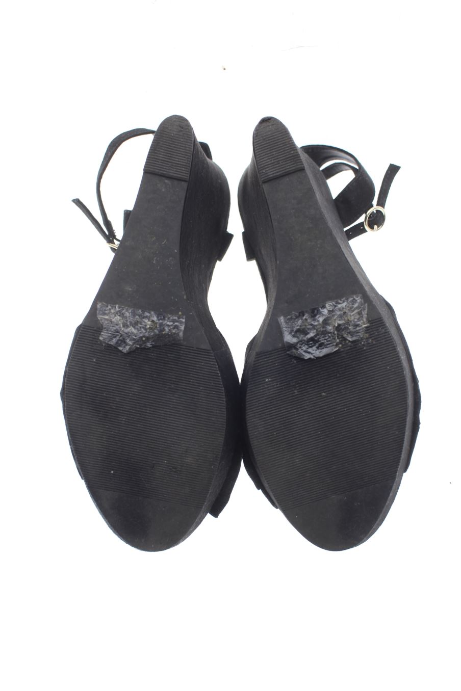 Plataformas de Just Fab de la talla 40, de color negro de