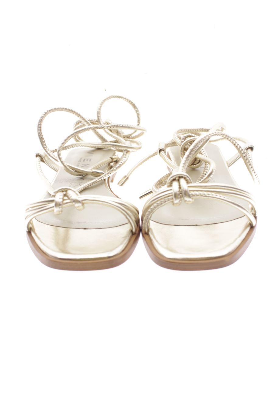 Sandalias planas de Vienty de la talla 36, de color dorado de