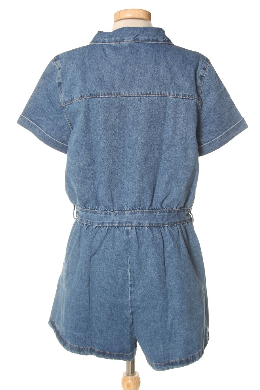 Monos de H&M de la talla 44, de color azul marino de ropa vaquera
