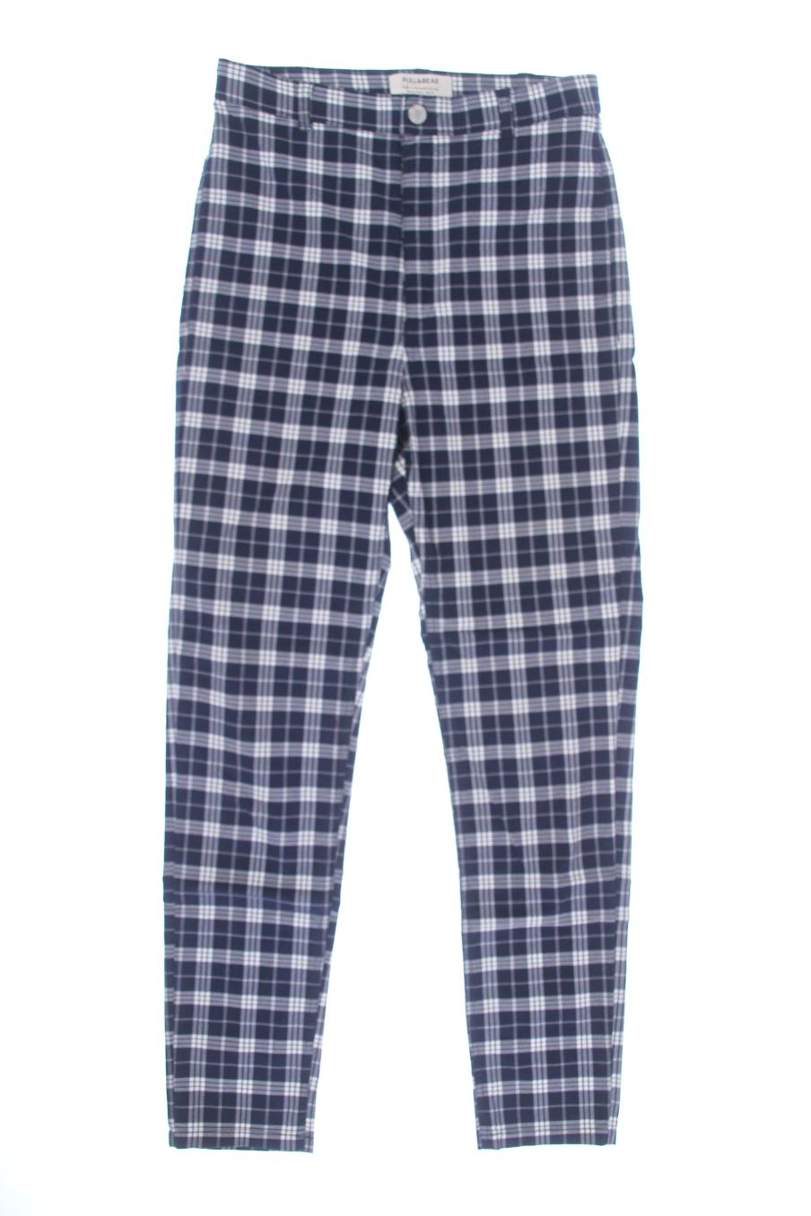 Pantaloni de Pull & Bear de la talla 40, de color quadri