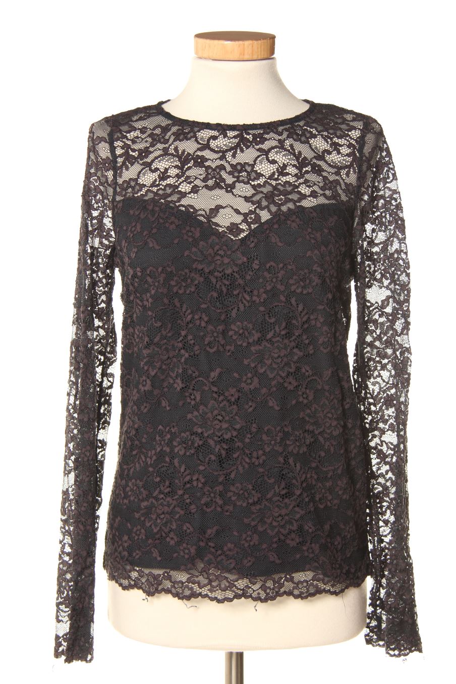 Blouse à manches longues Naf Naf de la taille 36, de couleur bleu marine