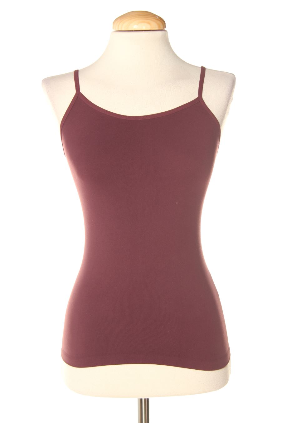Camiseta sin mangas de Benetton de la talla S, de color morado