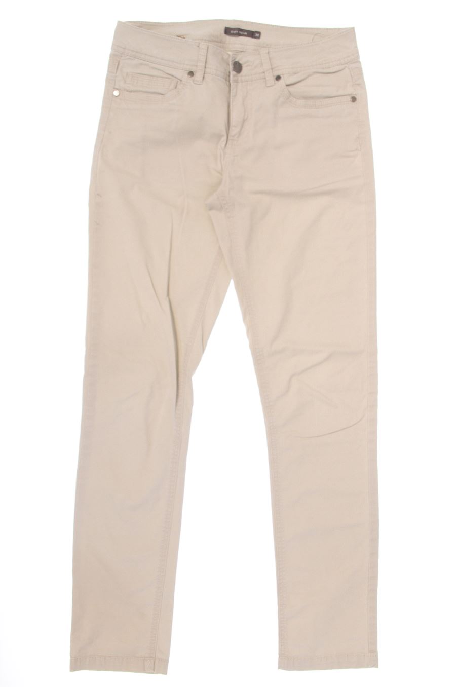Jeans Easy wear de la taille 38, de couleur beige de denim