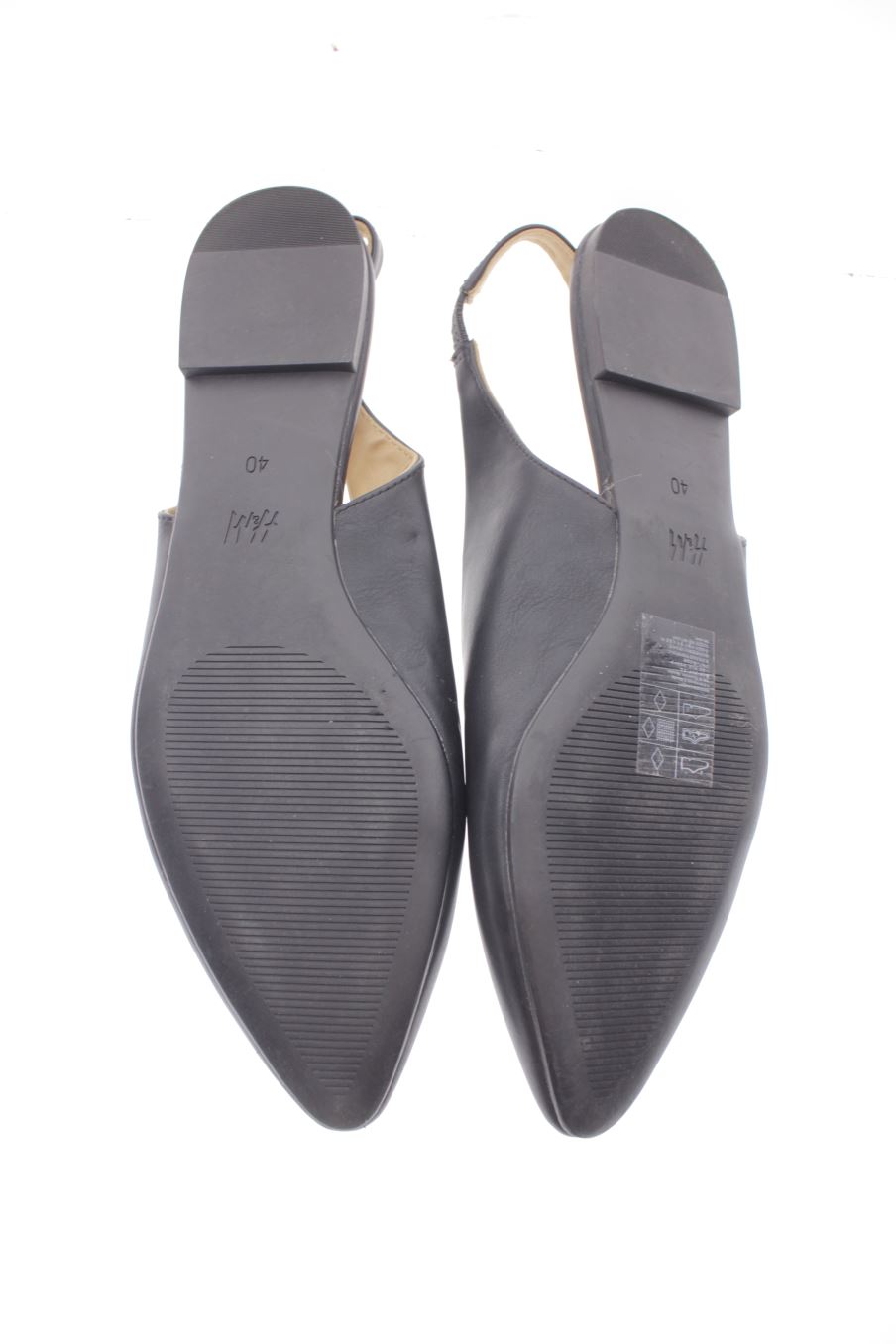 Sandalias planas de H&M de la talla 40, de color negro de