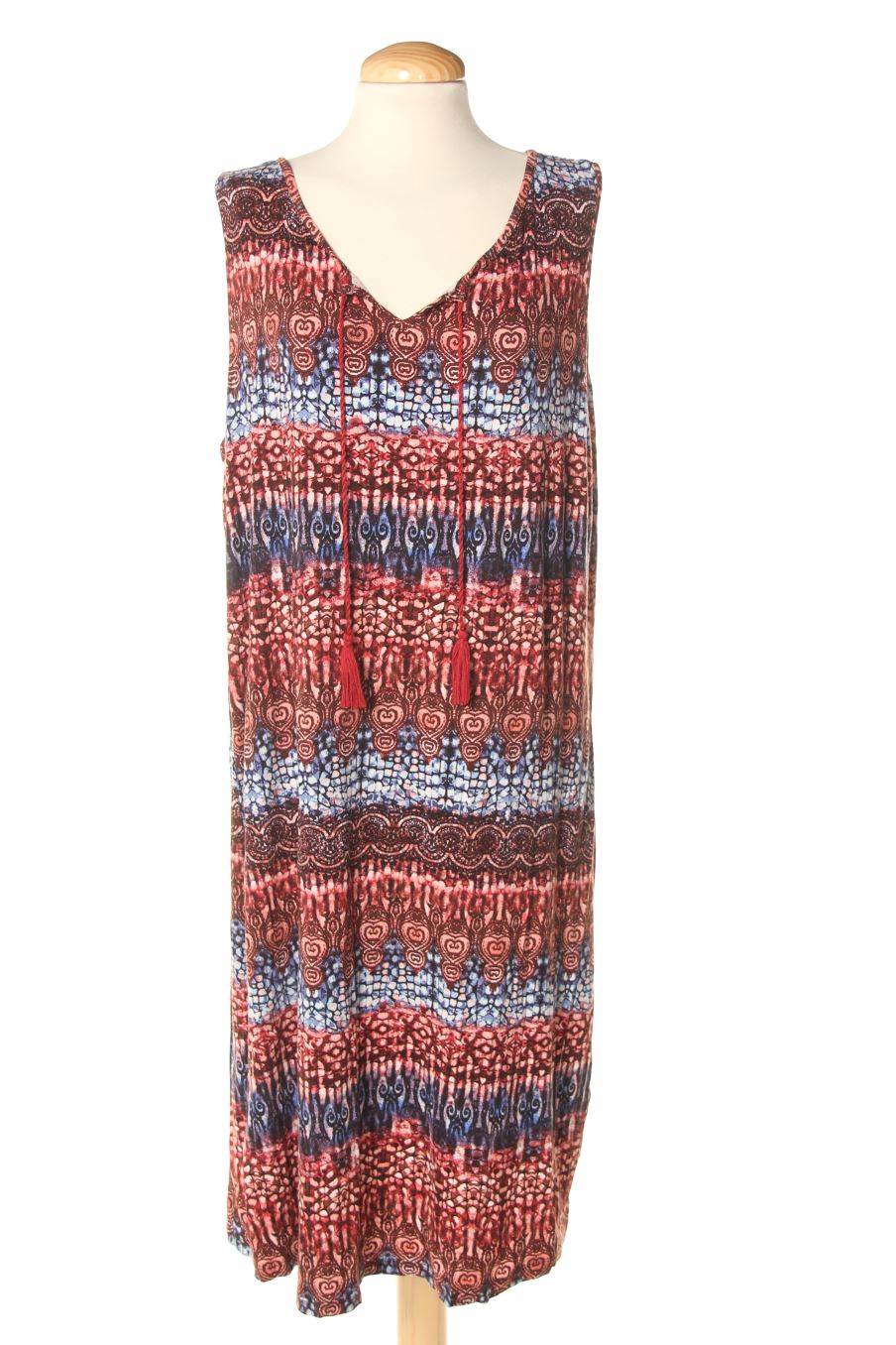 Vestido casual de Laura Torelli de la talla XL, de color estampado
