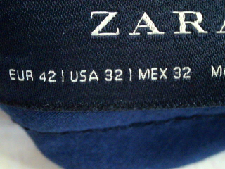 Pantalon largo de Zara de la talla 42