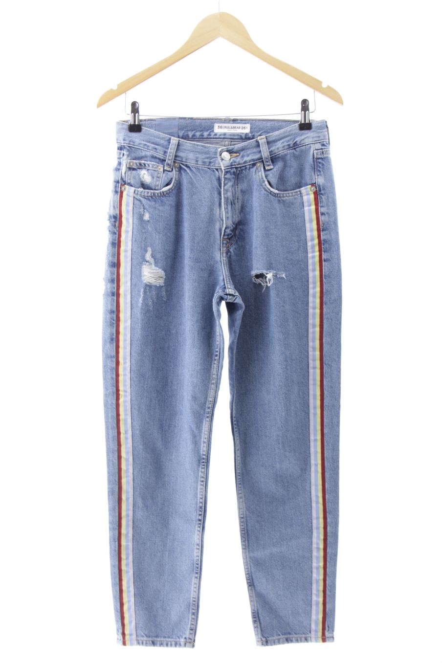 Vaquero de Pull & Bear de la talla 36, de color azul de ropa vaquera