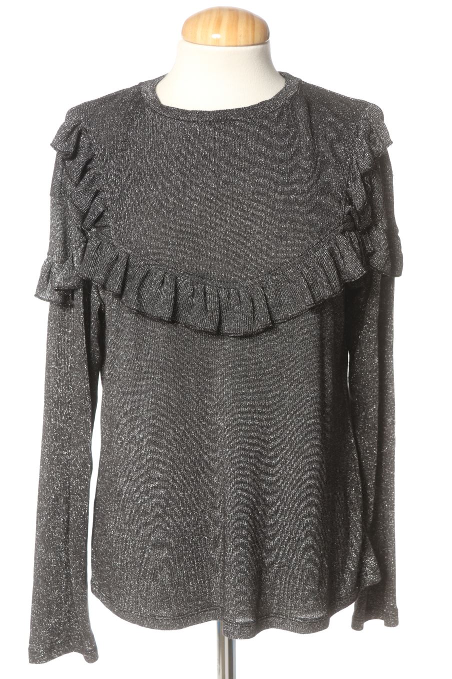Pull Zara de la taille S, de couleur argenté