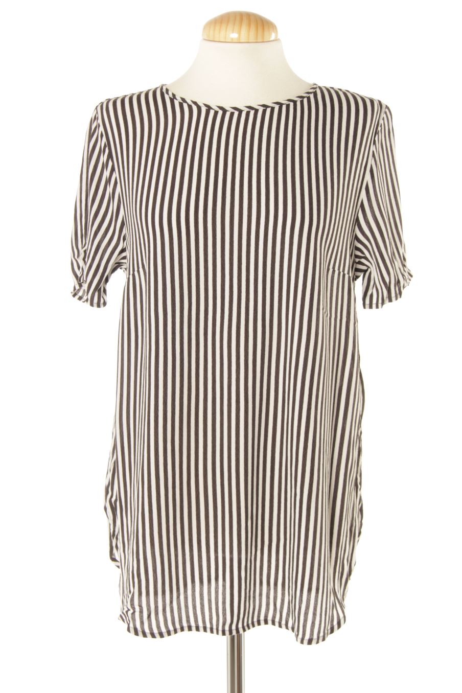 Blouse à manches courtes H&M de la taille 40, de couleur rayures