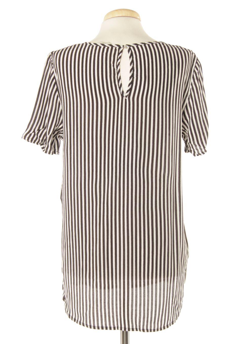 Blouse à manches courtes H&M de la taille 40, de couleur rayures