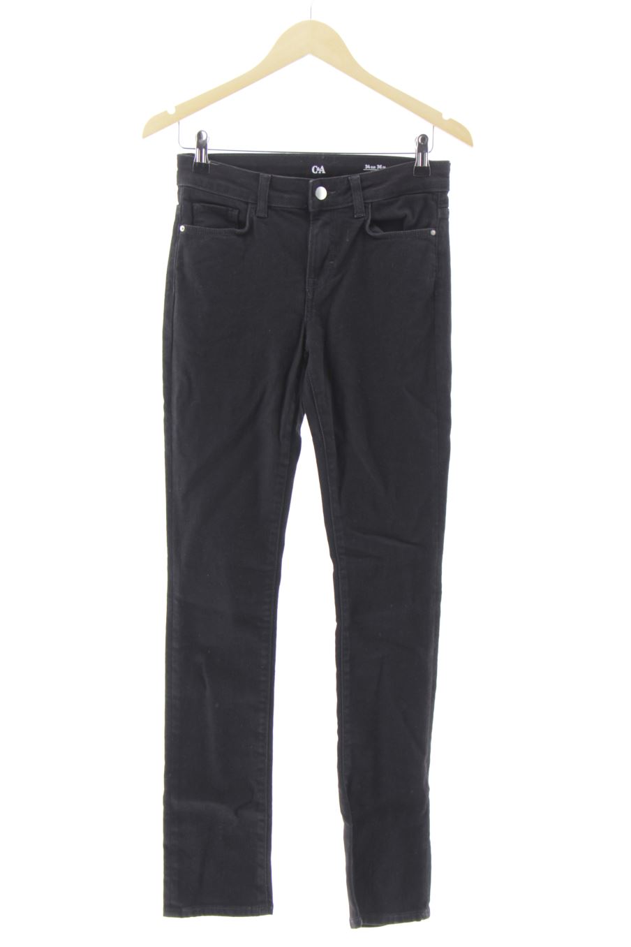 Jeans C&A de la taille 36, de couleur noir de denim