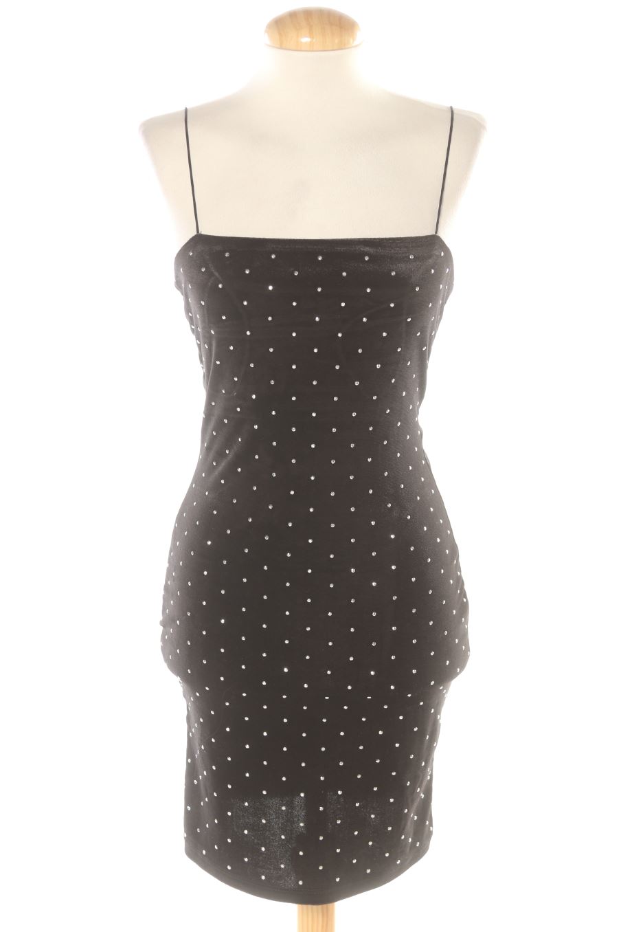 Robe casual H&M de la taille XS, de couleur noir de velours