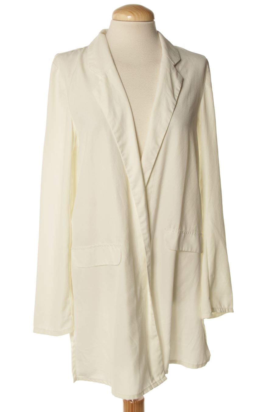 Blazer Stradivarius de la taille S, de couleur blanc