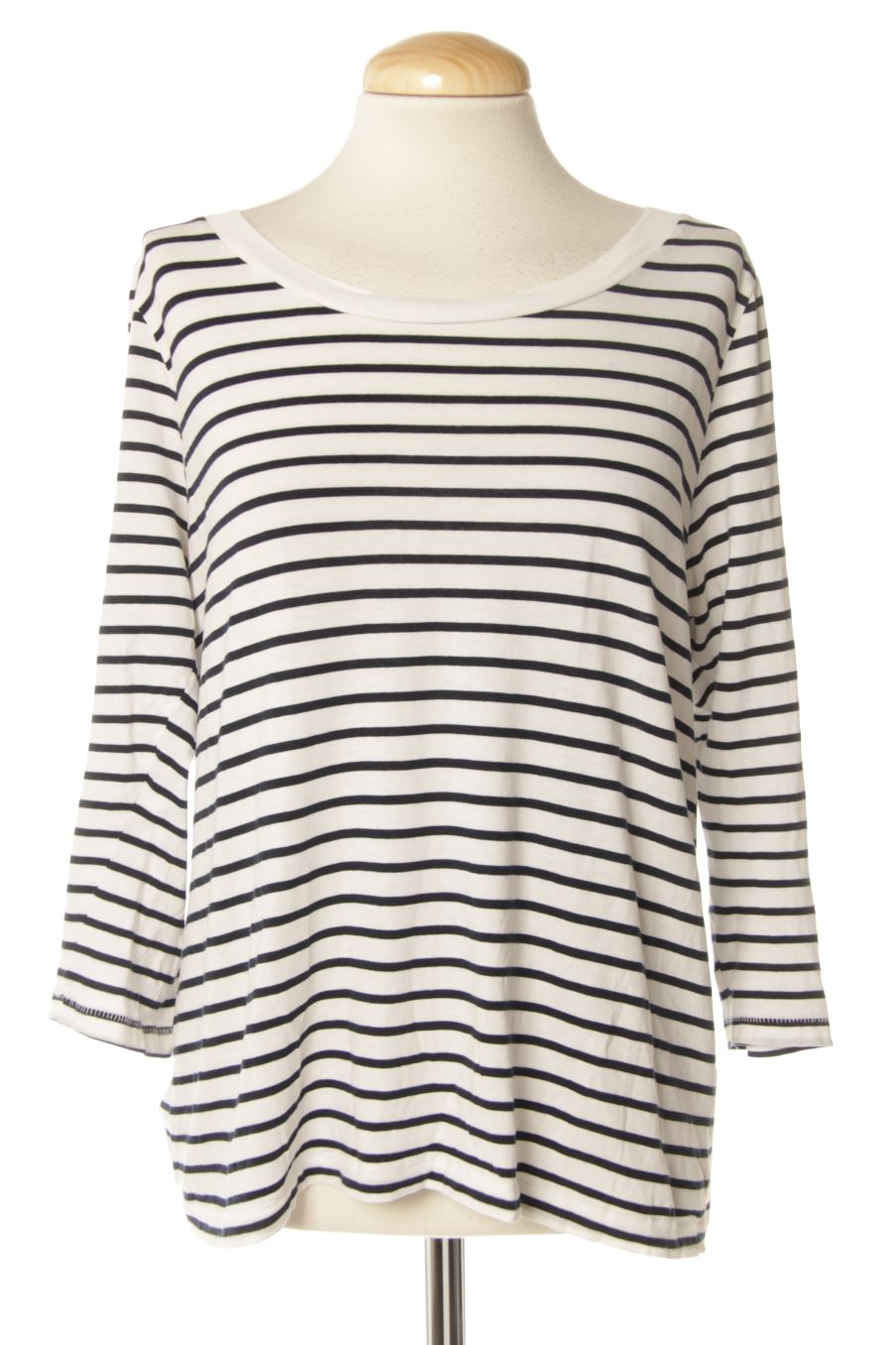 T-shirt à manches longues Zara de la taille L, de couleur rayures