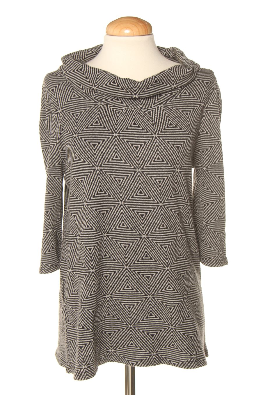 Langärmeliges T-Shirt von Promod Größe S, Farbe Schwarz, für