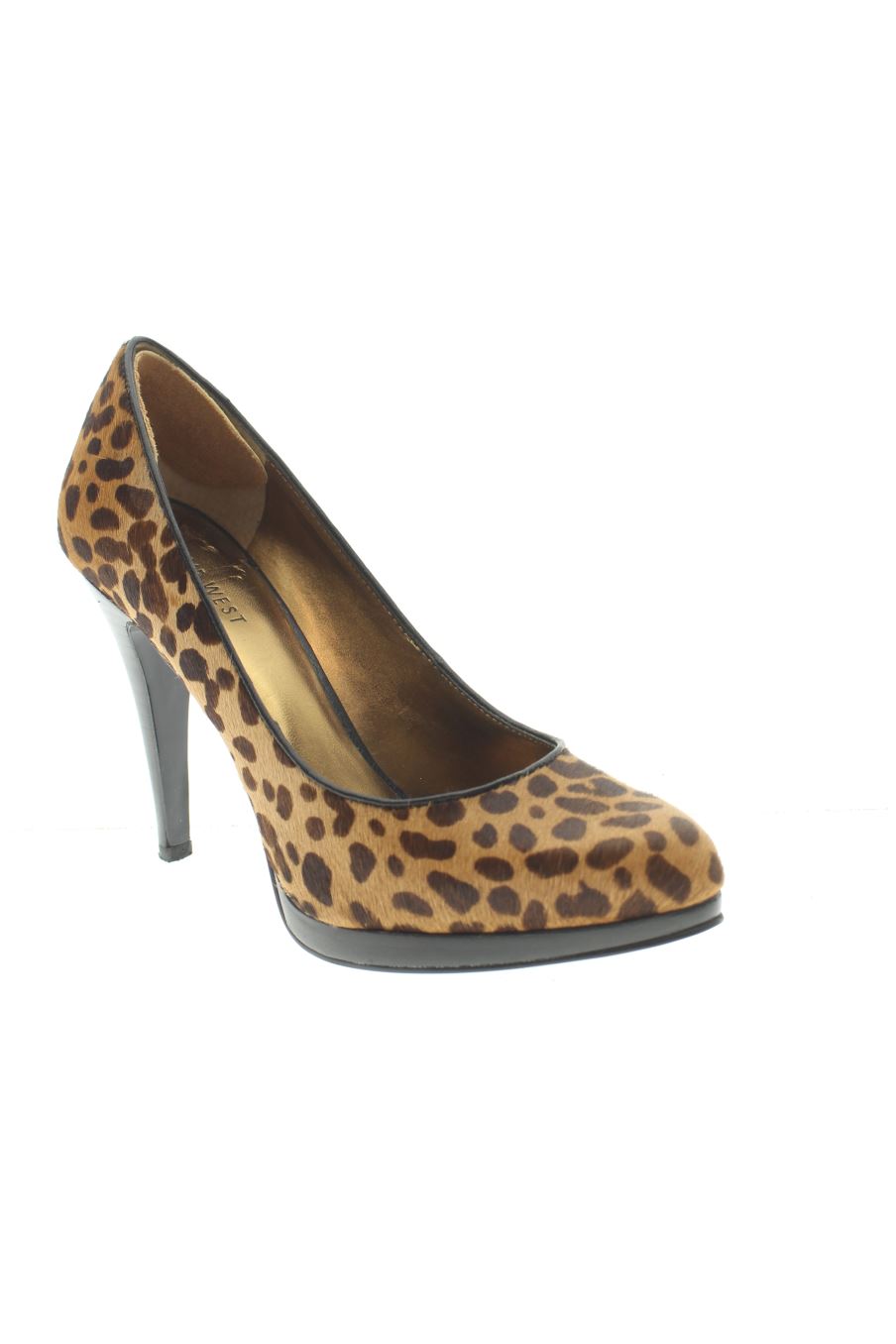 Zapatos de tacon de Nine West de la talla 37, de color animal print de