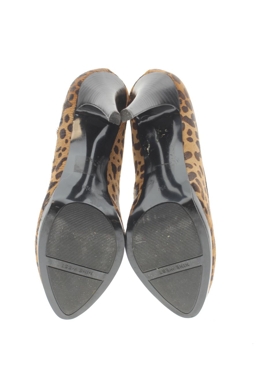 Zapatos de tacon de Nine West de la talla 37, de color animal print de