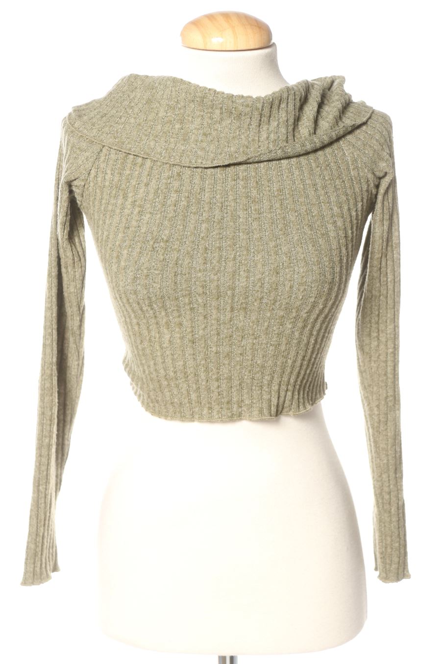 Pull Bershka de la taille S, de couleur vert