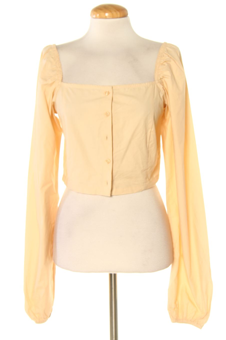 Blusa a maniche lunghe de NA-KD de la talla 36, de color beige