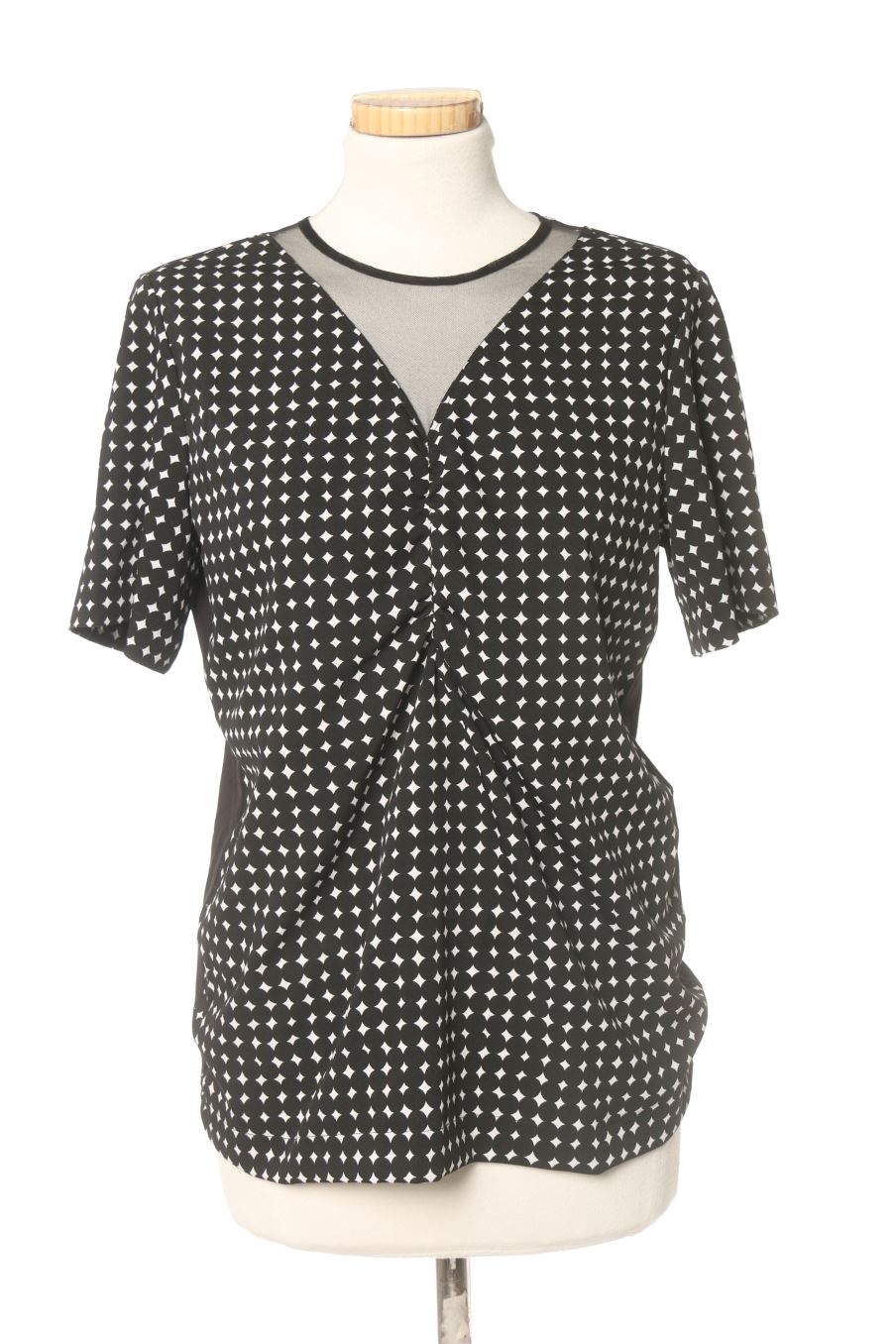 Blouse à manches courtes BIMBA Y LOLA de la taille XS, de couleur noir