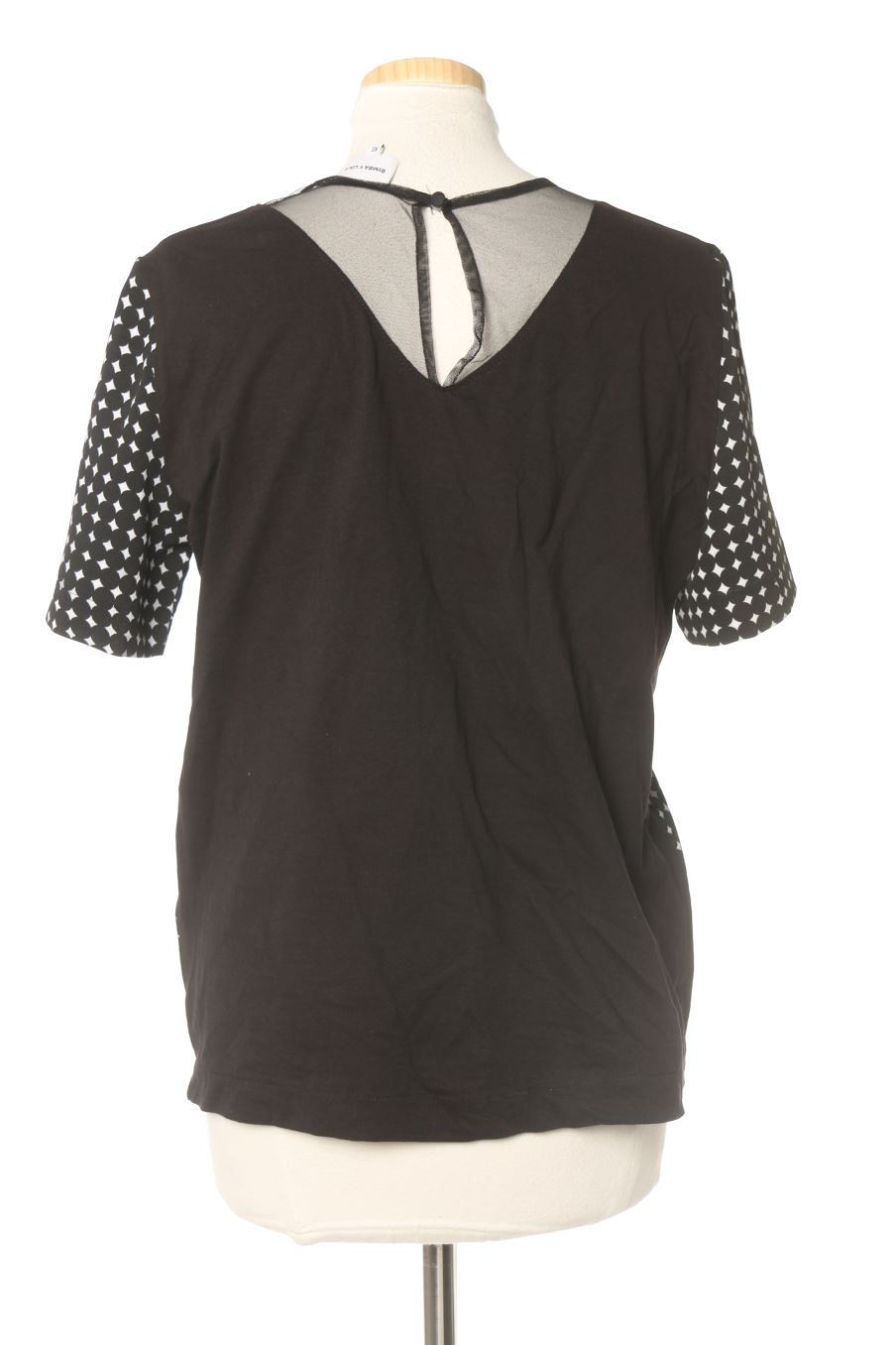 Blouse à manches courtes BIMBA Y LOLA de la taille XS, de couleur noir
