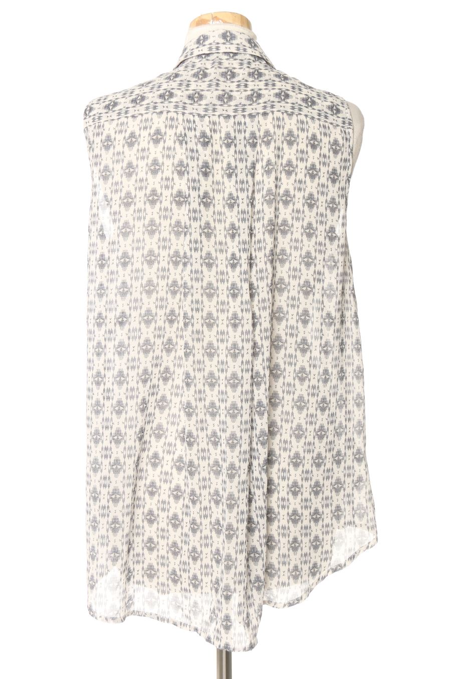 Chemise sans manches Promod de la taille 44, de couleur bleu