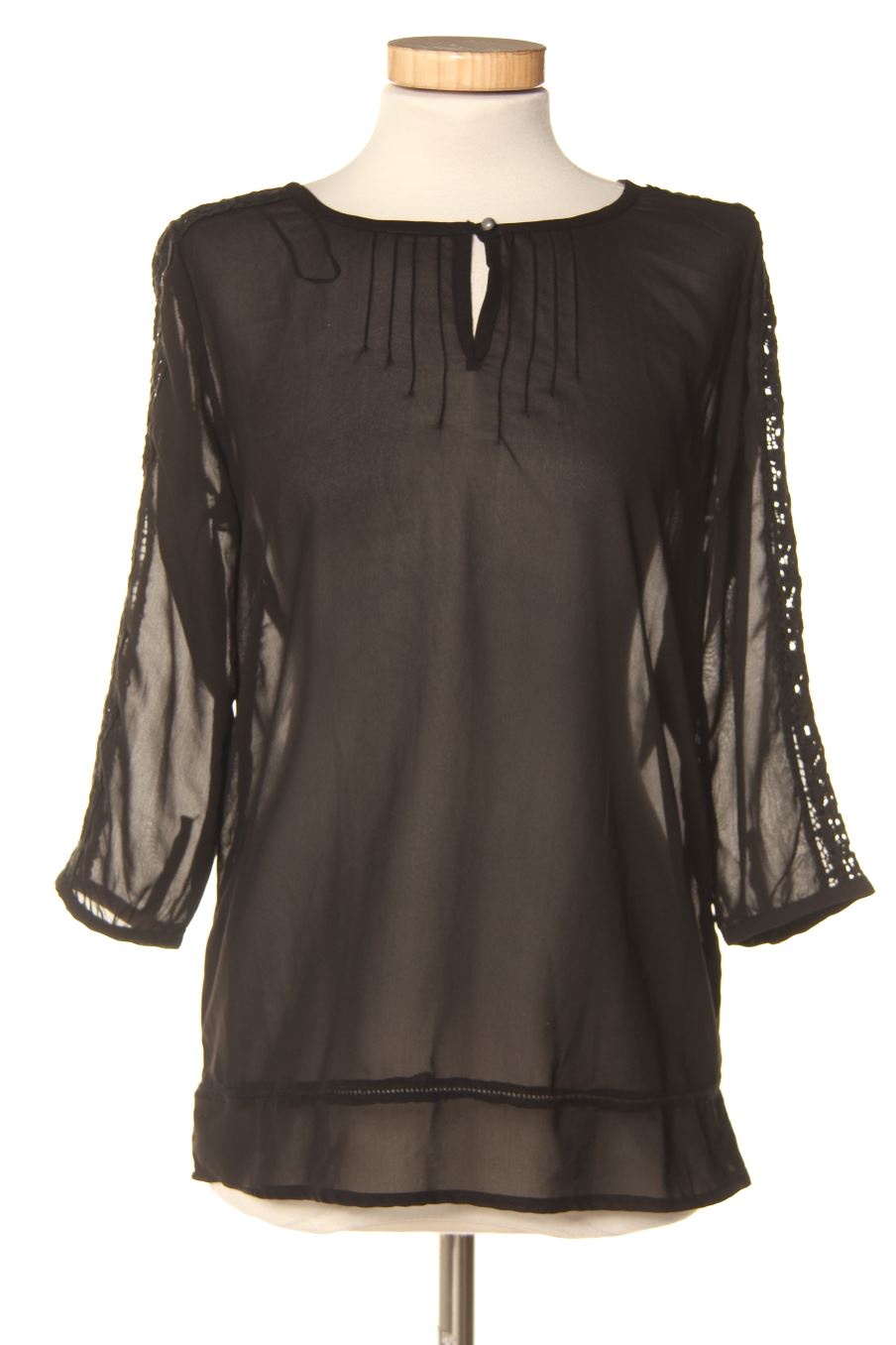 Blouse à manches longues Etam de la taille 38, de couleur noir
