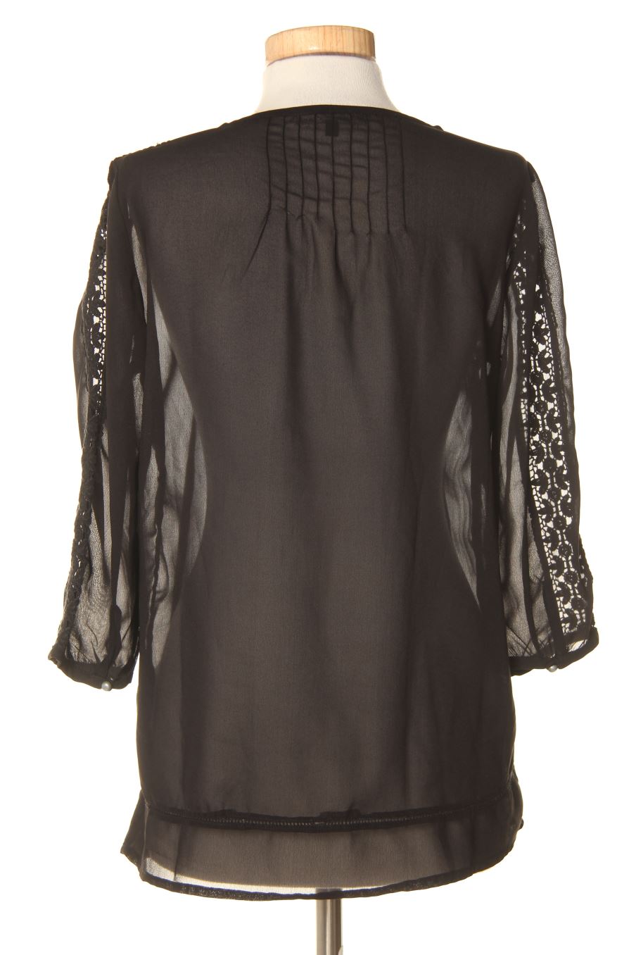 Blouse à manches longues Etam de la taille 38, de couleur noir
