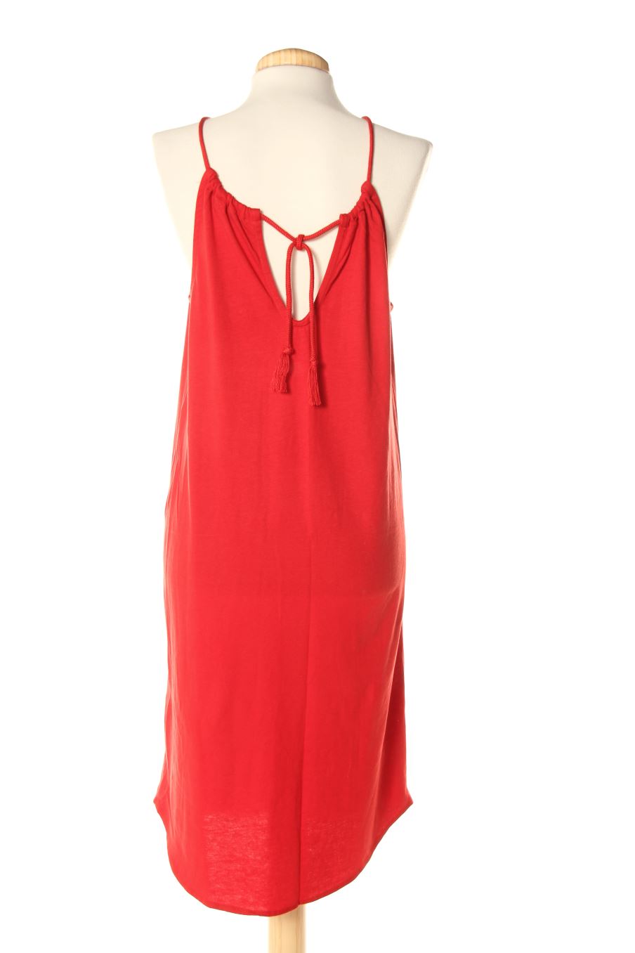 Robe casual Monoprix de la taille S, de couleur rouge