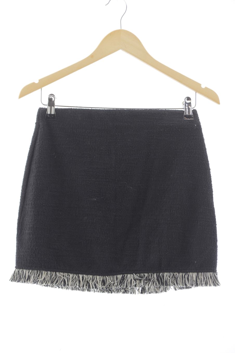 Falda de Zara de la talla S, de color negro