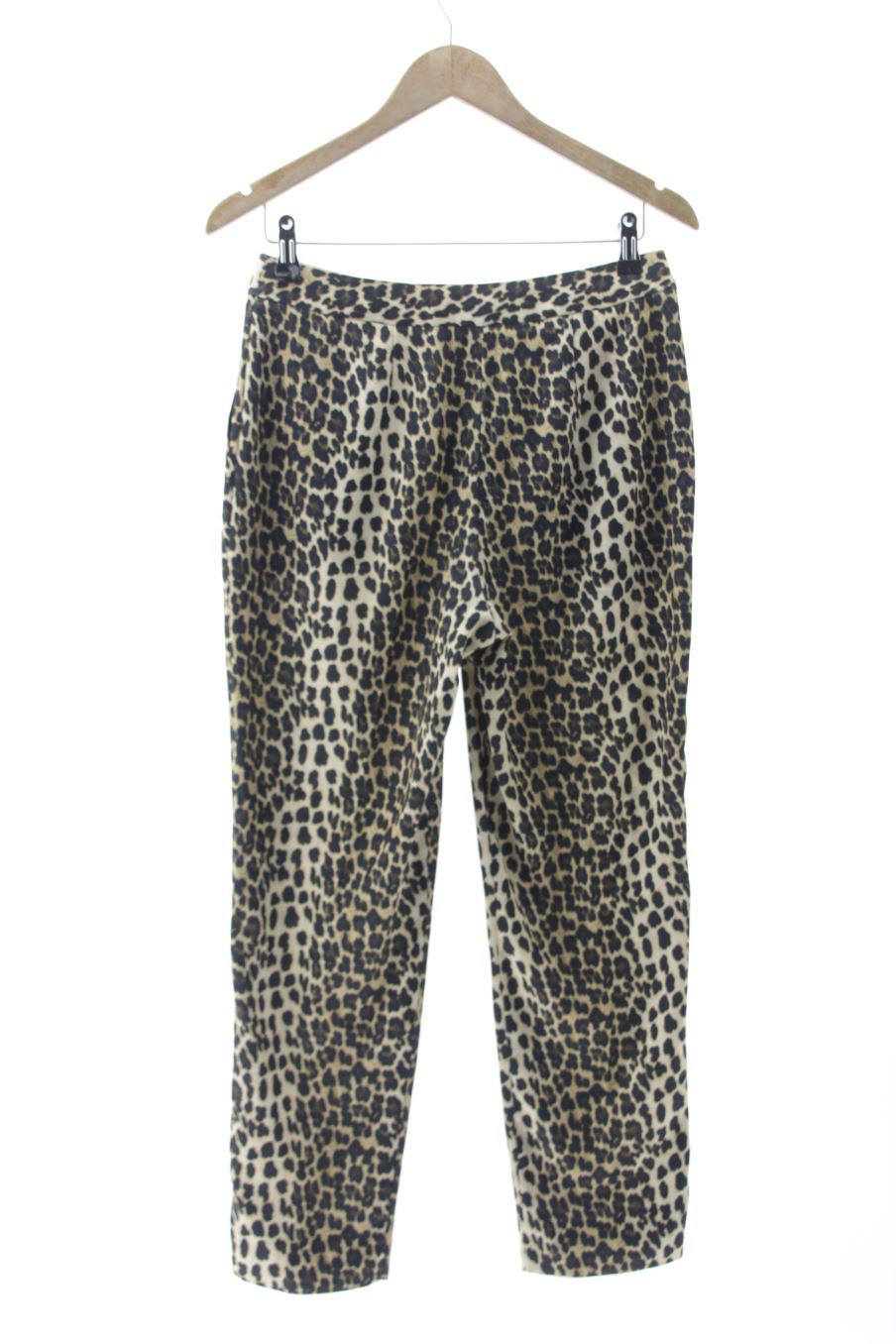 Pantalon Topshop de la taille 38, de couleur animal print