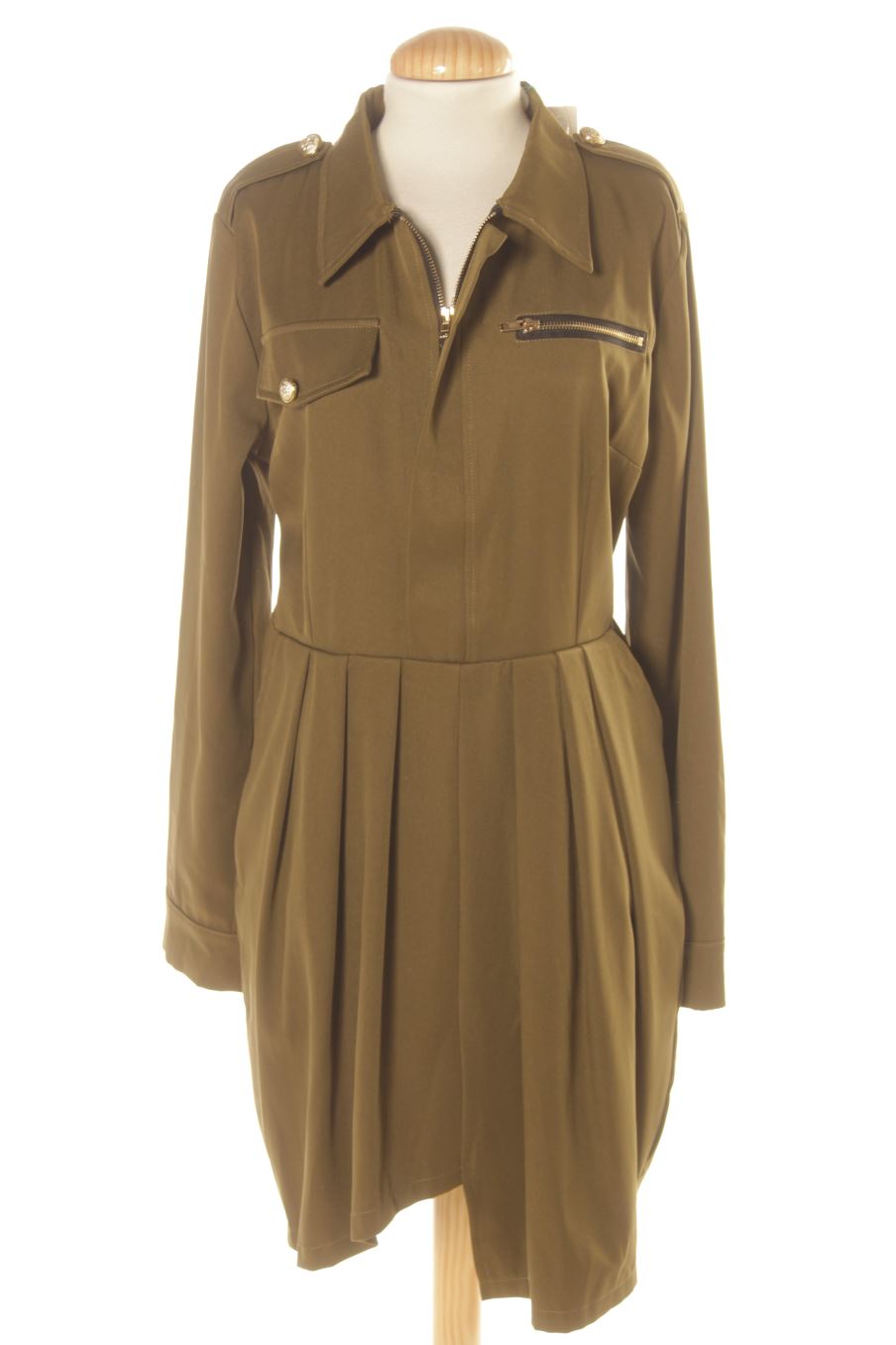Robe casual Minueto de la taille XL, de couleur vert