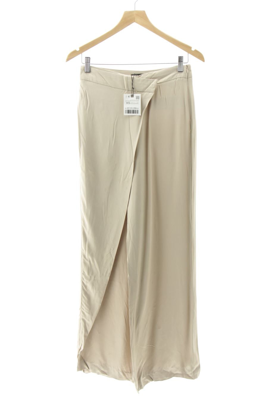 Pantaloni de Zara de la talla XS, de color beige