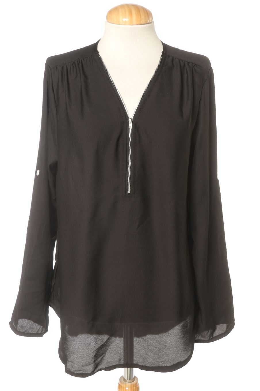 Blouse à manches longues PERCENTIL de la taille M, de couleur noir