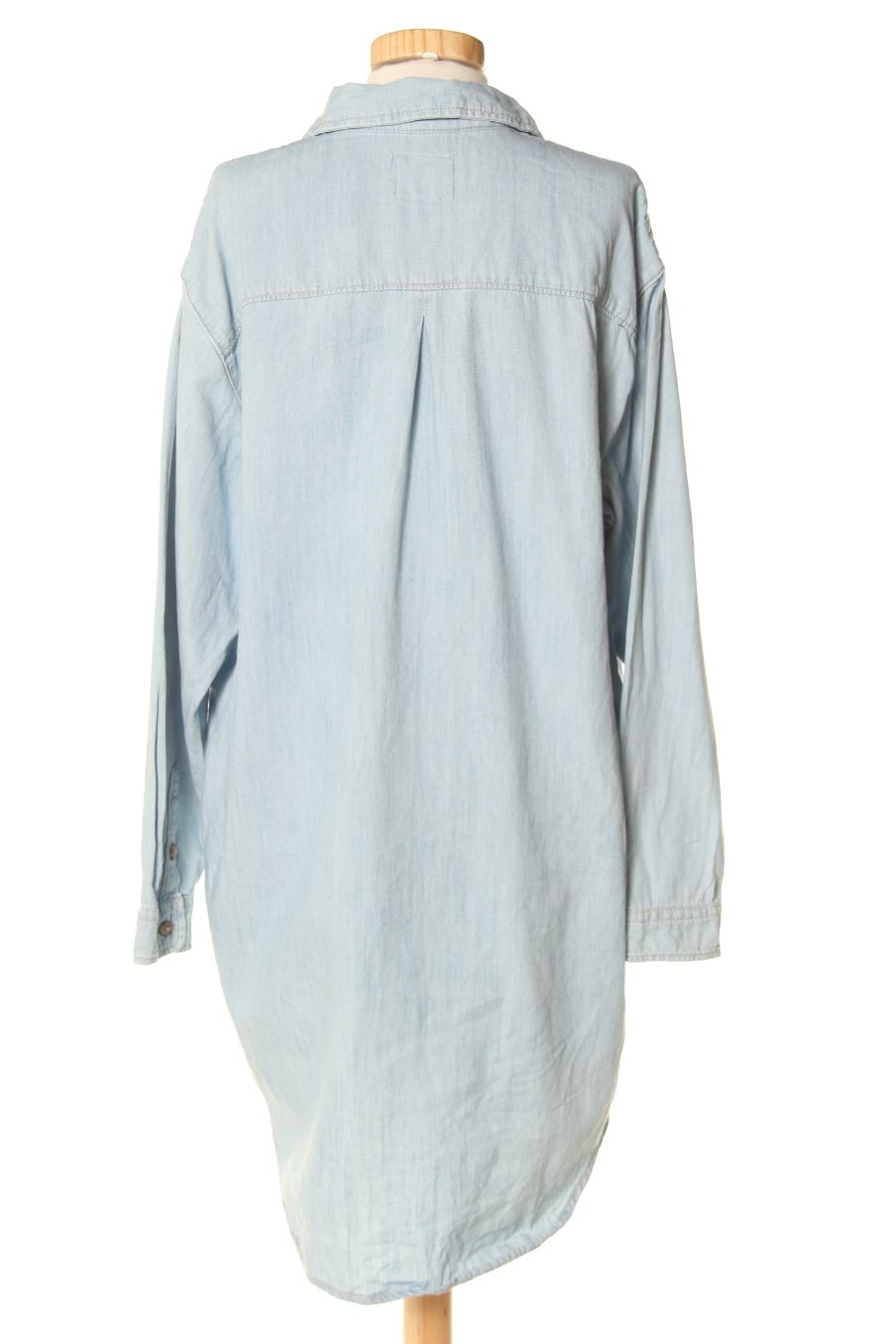 Robe casual Pull & Bear de la taille M, de couleur bleu de denim