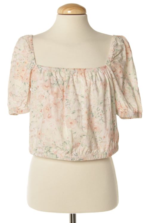 Blusa a maniche corte