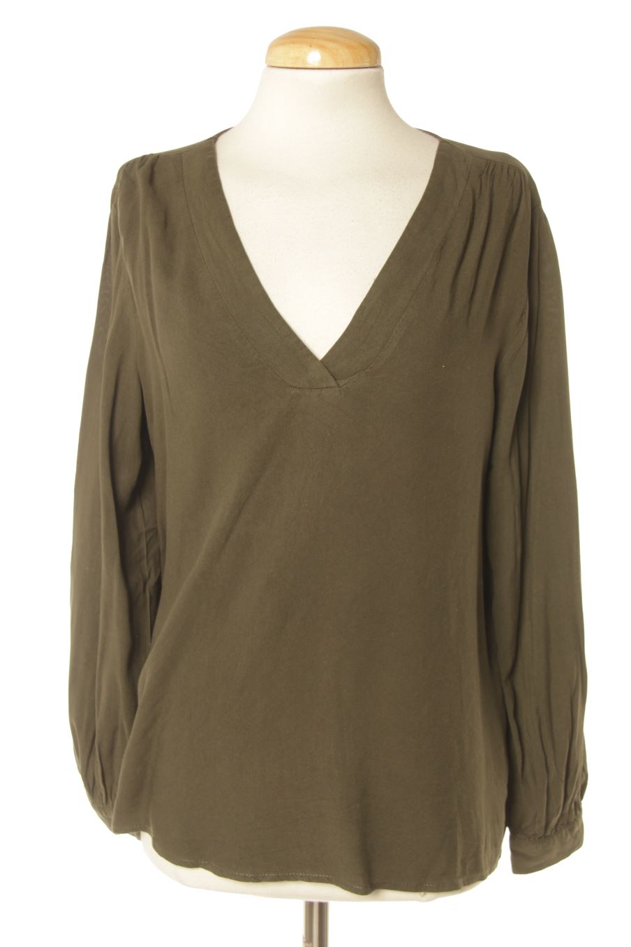 Langärmelige Bluse von Jacqueline De Yong Größe 36, Farbe Grün, für