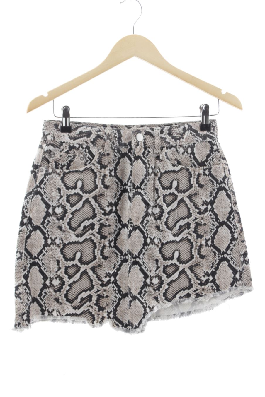 Jupe Trafaluc de la taille S, de couleur animal print de denim