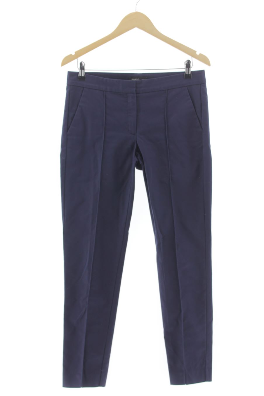 Pantalón de Mango de la talla 38, de color azul marino