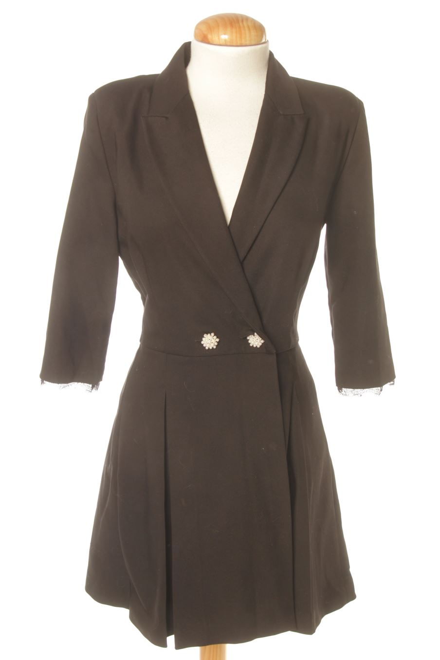Mono de Zara de la talla S, de color negro